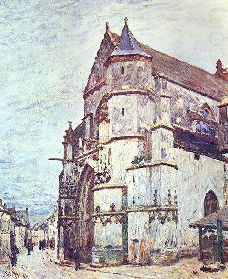 Alfred Sisley Church at Moret after the Rain china oil painting image